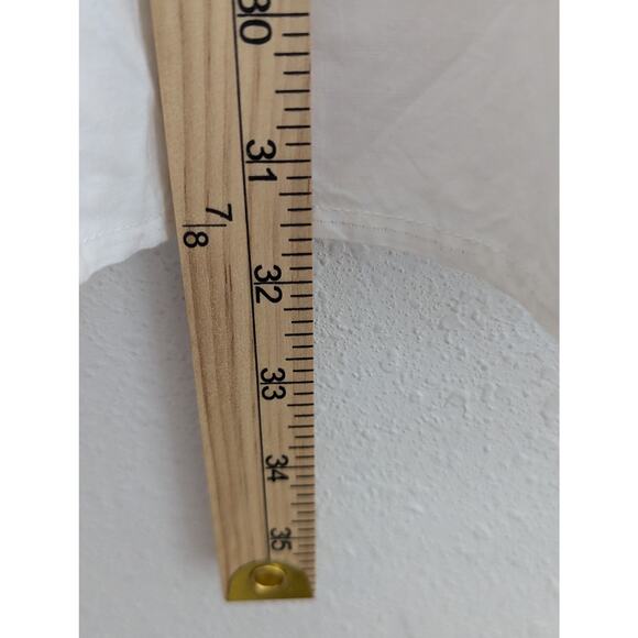 Sim Sam Skirt Women's Medium White Cottage Peasant Boho Lightweight Cotton - Picture 6 of 6